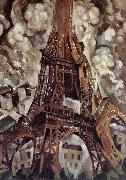 Delaunay, Robert Eiffel Tower oil on canvas